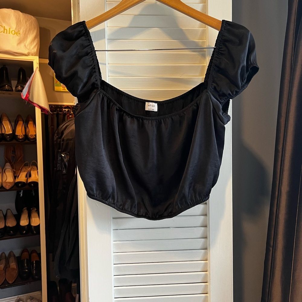 Aritzia Ethereal Satin Blouse